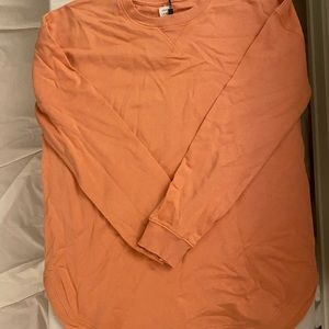 John lewis| coral crewneck| size 8|